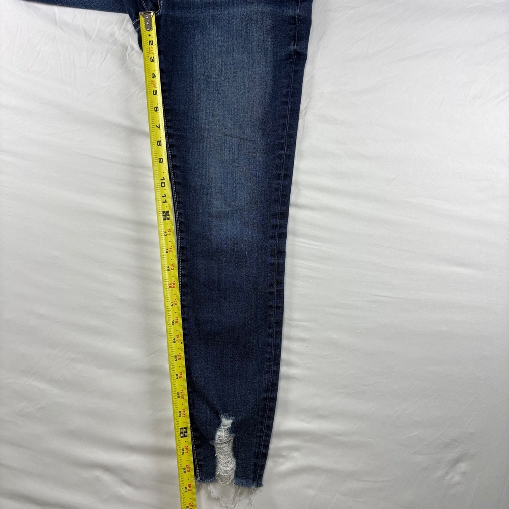 BKE Stella Ankle Skinny Jeans Womens 30 Dark Wash Low Rise Distressed ABK1541A - Picture 10 of 12